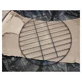 Mainstays 26  Round Iron Outdoor Wood Burning Fire Pit  Black