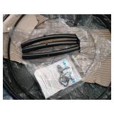 Mainstays 26  Round Iron Outdoor Wood Burning Fire Pit  Black