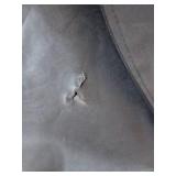 CSC-FSPB-NV-K  UPHOLSTERED SQUARE STITCHED PLATFORM BED WITH WOODEN SLATS KING SIZE - Retail: $350