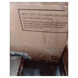 Better Homes & Gardens Juliet Arch Accent Cabinet, Black Finish - Retail: $298