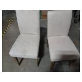 HomePop Kolbe Upholstered Dining Chair - Stain-Resistant Woven Fabric, 19.5\" Seat Height, Ideal for 29-31 Inch Tables (2 Pack) - Retail: $168