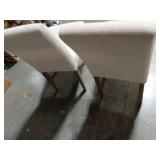 HomePop Kolbe Upholstered Dining Chair - Stain-Resistant Woven Fabric, 19.5\" Seat Height, Ideal for 29-31 Inch Tables (2 Pack) - Retail: $168