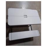 Your Zone Folding Kid S Picnic Activity Table for Ages 3-8  Gray - Retail: $59