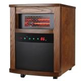 Comfort Glow QEH1408 1 500-Watt-Max Infrared Cabinet Heater with Thermostat and Remote  QEH1408 - Retail: $150
