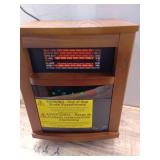 Comfort Glow QEH1408 1 500-Watt-Max Infrared Cabinet Heater with Thermostat and Remote  QEH1408 - Retail: $150