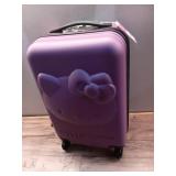Fast Forward Kids Licensed Hard-Side 21" Spinner Luggage Lightweight Carry-On Suitcase (Hello Kitty) - Retail: $109
