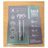 Head Shavers for Bald Men, 3 In 1 Washable Electric Shaver For Men Grooming Beard Hair Trimmer Facial Electric Razor USB Rechargeable Shaving Machine Wet Dry - Retail: $80