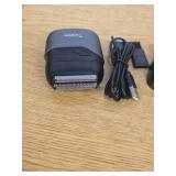 TULZIM Electric Foil Shaver for Men: Portable Electric Razor for Beard/Face - 3 Floating Blade LED Display USB-C Fast Rechargeable - IPX7 Waterproof for Travel & Home,Carbon Black