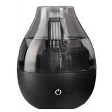 Mainstays 0.31 Gallon Ultrasonic Cool Mist Humidifier with Aroma and Nightlight, Black