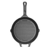 Winco CAST-12, 12-Inch Dia FireIron Cast Iron Skillet Set of 2 - Retail: $50