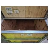 Commercial Metal Shipping/Storage Crates - Currently Stacked on Top of Each Other - 3 Different Lengths 81.5 inch, 70 inch, and 57.5 inch All 3 35 inches Tall and 35.5 inches