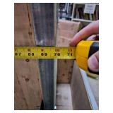 Commercial Metal Shipping/Storage Crates - Currently Stacked on Top of Each Other - 3 Different Lengths 81.5 inch, 70 inch, and 57.5 inch All 3 35 inches Tall and 35.5 inches