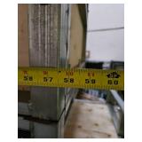 Commercial Metal Shipping/Storage Crates - Currently Stacked on Top of Each Other - 3 Different Lengths 81.5 inch, 70 inch, and 57.5 inch All 3 35 inches Tall and 35.5 inches