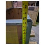 Commercial Metal Shipping/Storage Crates - Currently Stacked on Top of Each Other - 3 Different Lengths 81.5 inch, 70 inch, and 57.5 inch All 3 35 inches Tall and 35.5 inches