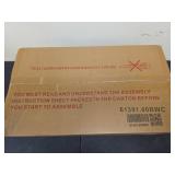 Black and White Cowhide Ottoman - Retail: $89