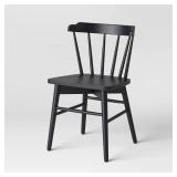Wooden Barrel Dining Chair Black - Thresholdâ¢, Assembly Required - Retail: $160