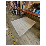 Gertmenian Regent Collection White Textured Area Rug 5x7 - Retail: $299