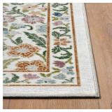 Floral Pattern Runner Rug - 2.5x8 ft
