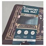 Floral Pattern Comfort Gel Kitchen Mat