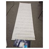 White Cotton Runner Rug