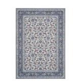 Persian Style Blue and White Floral Area Rug - Retail: $125