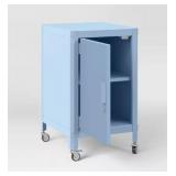 Mobile Metal Storage Cabinet with Lock - Retail: $75
