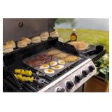 Char-Broil Carbon Steel Heat-Resistant Griddle Stone Grill Topper Silver - Retail: $60