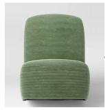 Mid-Century Corduroy Upholstered Chair - Retail: $150