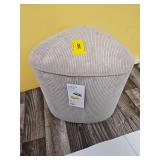 Triangular Shaped Upholstered Corduroy Ottoman Green - Room Essentialsâ¢