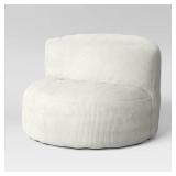 Memory Foam Filled Bean Bag Chair with Corduroy Cover Cream - Room Essentialsâ¢