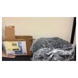 Memory Foam Filled Bean Bag Chair with Corduroy Cover Cream - Room Essentialsâ¢