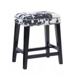 Cow Print Counter Stool with Nail Head Trim