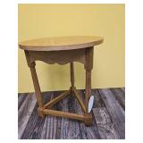 Scalloped Accent Table Light Oak - Thresholdâ¢ designed with Studio McGee - Retail: $160