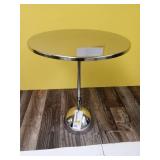 Modern Chrome Dome Floor Table- Retail: $125