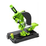 QWORK Angle Grinder Bracket, Adjustable 45 Degree Clamp Angle Grinder Holder Bracket, Universal Polishing Machine Pull Rod Angle Grinding Machine Stand for 100, 125 or 150 Angle Grinder