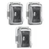 Bates- Weatherproof Electrical Outlet Cover, 3 Pack, 1-Gang, Outdoor Outlet Cover Weatherproof