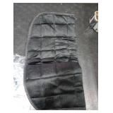 LAINLOY Car Seat Cushion, Soft Plush Vehicle Driver Seat Pad with Storage Pocket, Non-Slip Flat Rubber Bottom, Universal Seat Protector Cover for Truck, Car, SUV, Home, Office, Chair(Black)