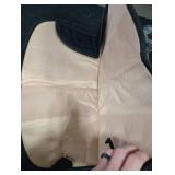 LAINLOY Car Seat Cushion, Soft Plush Vehicle Driver Seat Pad with Storage Pocket, Non-Slip Flat Rubber Bottom, Universal Seat Protector Cover for Truck, Car, SUV, Home, Office, Chair(Black)