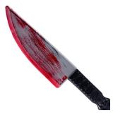 Spooktacular Creations Halloween Bloody Plastic Knife, Fake Knife Toy, Knives Weapon Prop for Halloween Costume Accessories, Horror Costume Prop