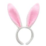 Cute Bunny Ear Headbands Rabbits Headbands Holiday Party Gift Party Decoration Supplies Hair Hoop for Women Girls Headwear for Cosplay Hair Accessory (pink)