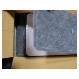 Stair Treads for Wooden Steps Indoor, 15 Pack 8 X 30 Non Slip Carpet Stair Treads with Reusable Adhesive for Kids Elders and Dogs, Surface Polyester TPR Backing Stair Runner Rugs, Dark Grey