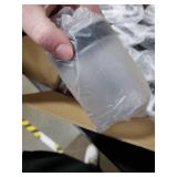 Dabacc 8 OZ Plastic Jars with Lids, 24 Pack Clear Plastic Slime Containers for Kitchen and Household Food Storage of Dry Goods, Creams and More, BPA Free