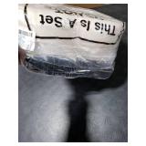 Qinyoung 2 Pcs Storage Ottoman Flower Shaped Foot Stools Foldable Velvet Storage Box Footrest Small Ottoman Seat with Folding Vanity Stool for Dorm Home 12. 6 x 12. 6 x 12. 6 Inch(White)