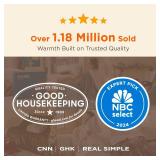 Bedsure Electric Blanket Full Size - Soft Flannel Heated Blanket Full, GentleSoft Fast Heating with 10 Time Settings & 6 Heat Settings, Warm Gift for Grandma (72x84 inches, Grey)