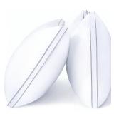 viewstar Pillows Queen Size Set of 2, Hotel Quality, Down Alternative Gusseted Bed Pillows for Side, Back, or Stomach Sleepers, White