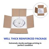 HakkaGirl Blue and White Planters, Succulent Pots Ceramic Plant Pots Indoor with Drainage for Home Decor - Set of 3