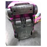 Liberty Imports Doll-Sized Convertible Car for Dolls 2-Seater Pink Vehicle with Rolling Wheels, Seat Belts w/ Two 11.5 Dolls Included