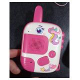 Walkie Talkies Toys for Girls:Unicorn Toys 2 Pack Birthday Gifts for 3 4 5-7 8 Year Old Girls Toy for 4 5 6 7 8-10 Year Old Camping Outdoor Games,Christmas Stocking Stuffers for Girls Kids