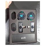 Mini Microphone for iPhone 17/16/15-7/Android/Tablet,Lavalier Wireless Microphones with Dual Receivers, DSP Noise Cancellation,Magnetic Clip,18H, Ideal for Video Recording,Podcast,Interviews, Gifts