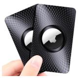 GOCII Compatible with Airtag Wallet Holder 2 Pack,Ultra Thin Card Case Compatible with Airtag,Card Holder for Purse, Handbag, Backpack Wallet, Clutch Bag